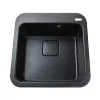 Гранітна мийка Globus Lux BARBORA 510х510-А0002, чорний- Фото 1